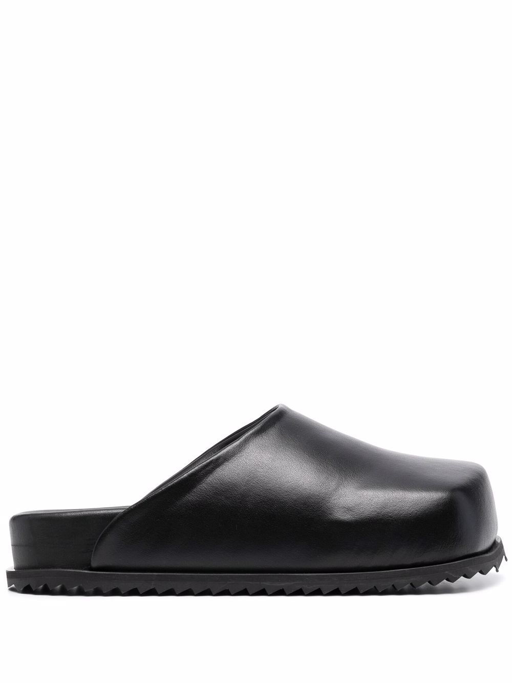 Chunky slip-on slides - Black