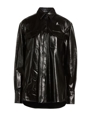 Woman Shirt Black Size 6 Pigskin