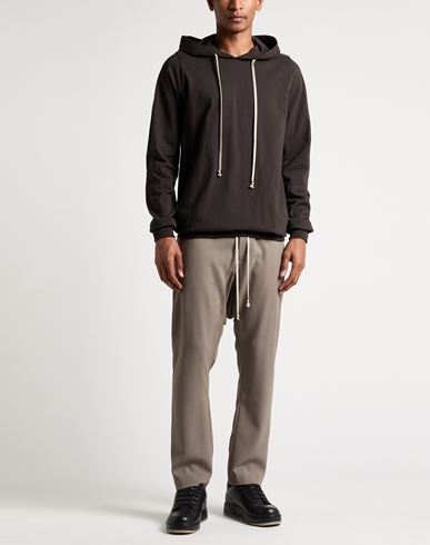 Man Sweatshirt Dark brown Size S Cotton