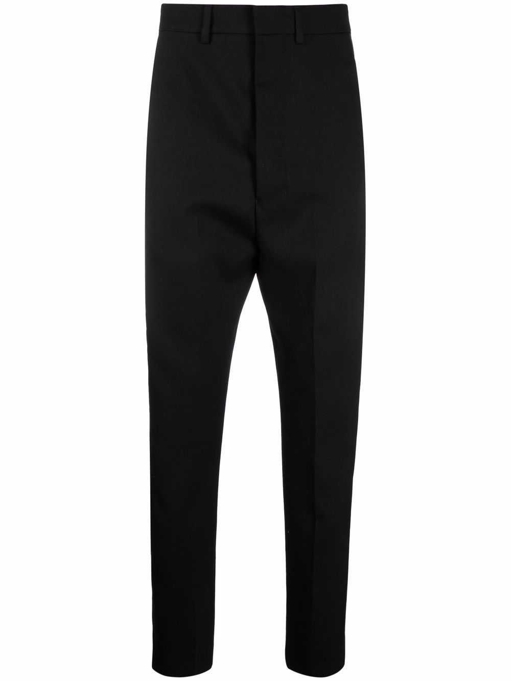 Side-stripe tailored trousers - Black