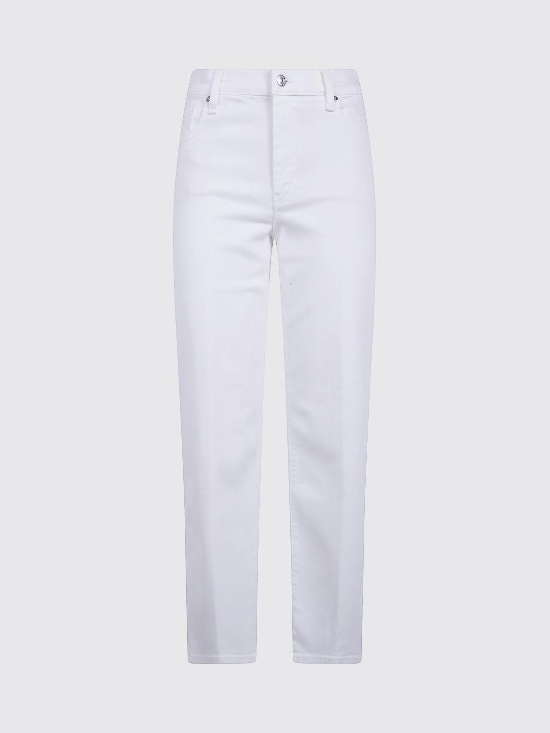 Jeans Woman color White