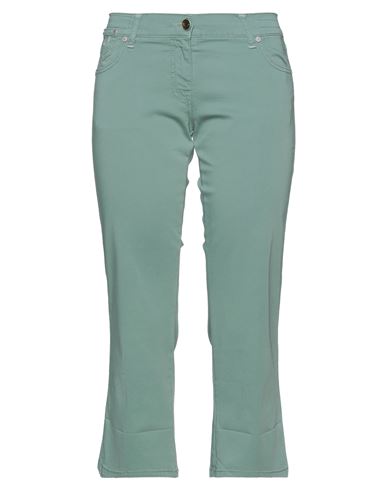Jacob Cohёn Woman Pants Light green Size 31 Cotton, Elastane