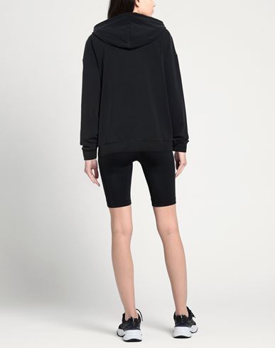 Woman Sweatshirt Black Size M Polyester, Modal, Elastane