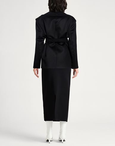 Woman Coat Black Size 0 Virgin Wool