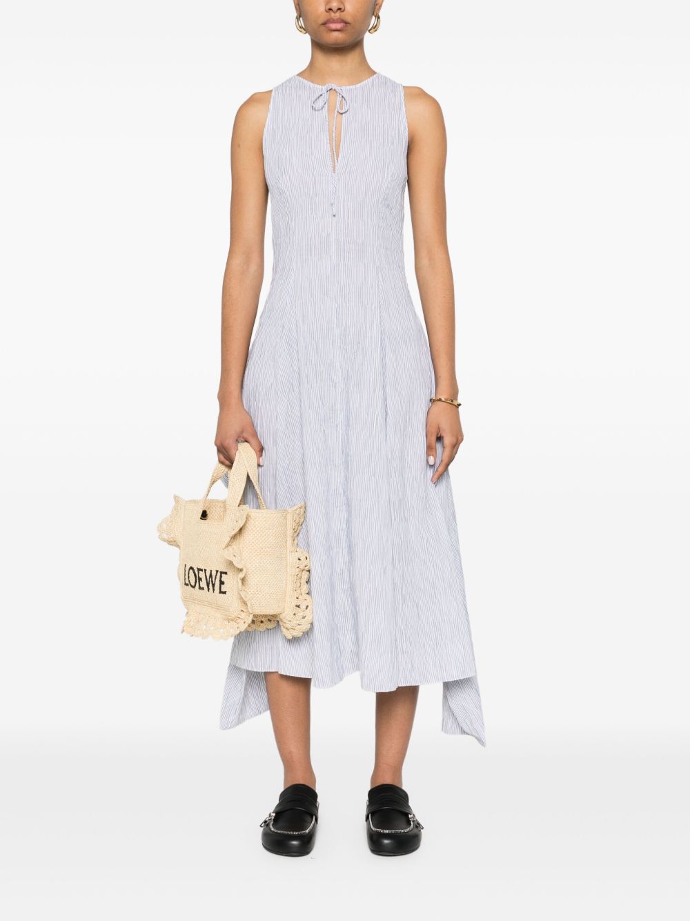 Loewe Paula 's Ibiza Cotton Blend Midi Kleid
