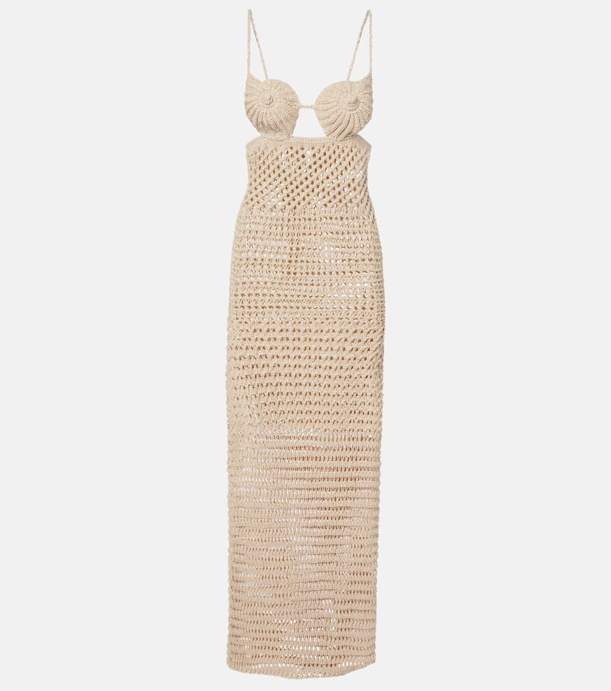 The Sound Of The Sea crochet maxi dress