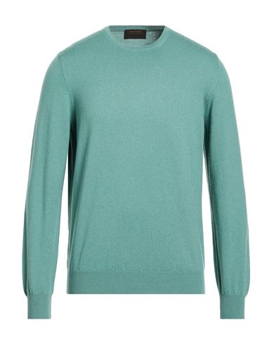 Man Sweater Light green Size 42 Cashmere