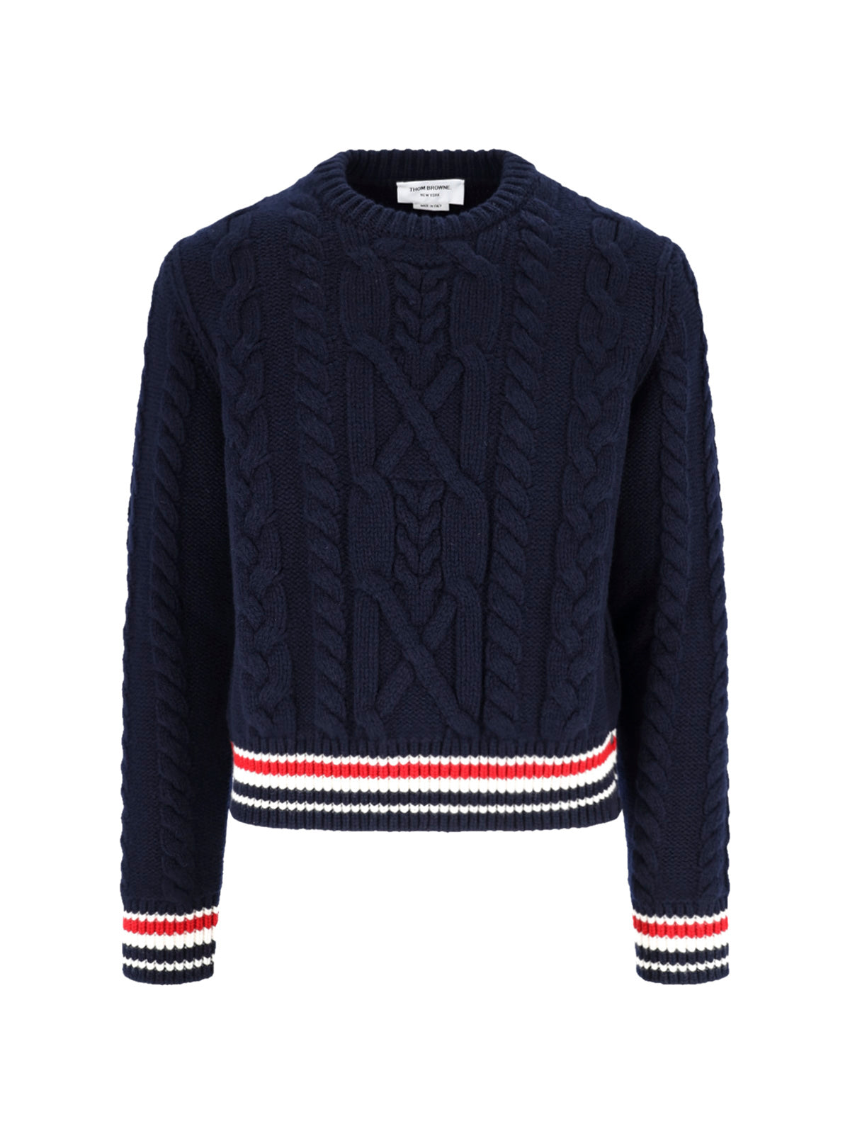 Men's Virgin Wool Sweater with Stretch Blend