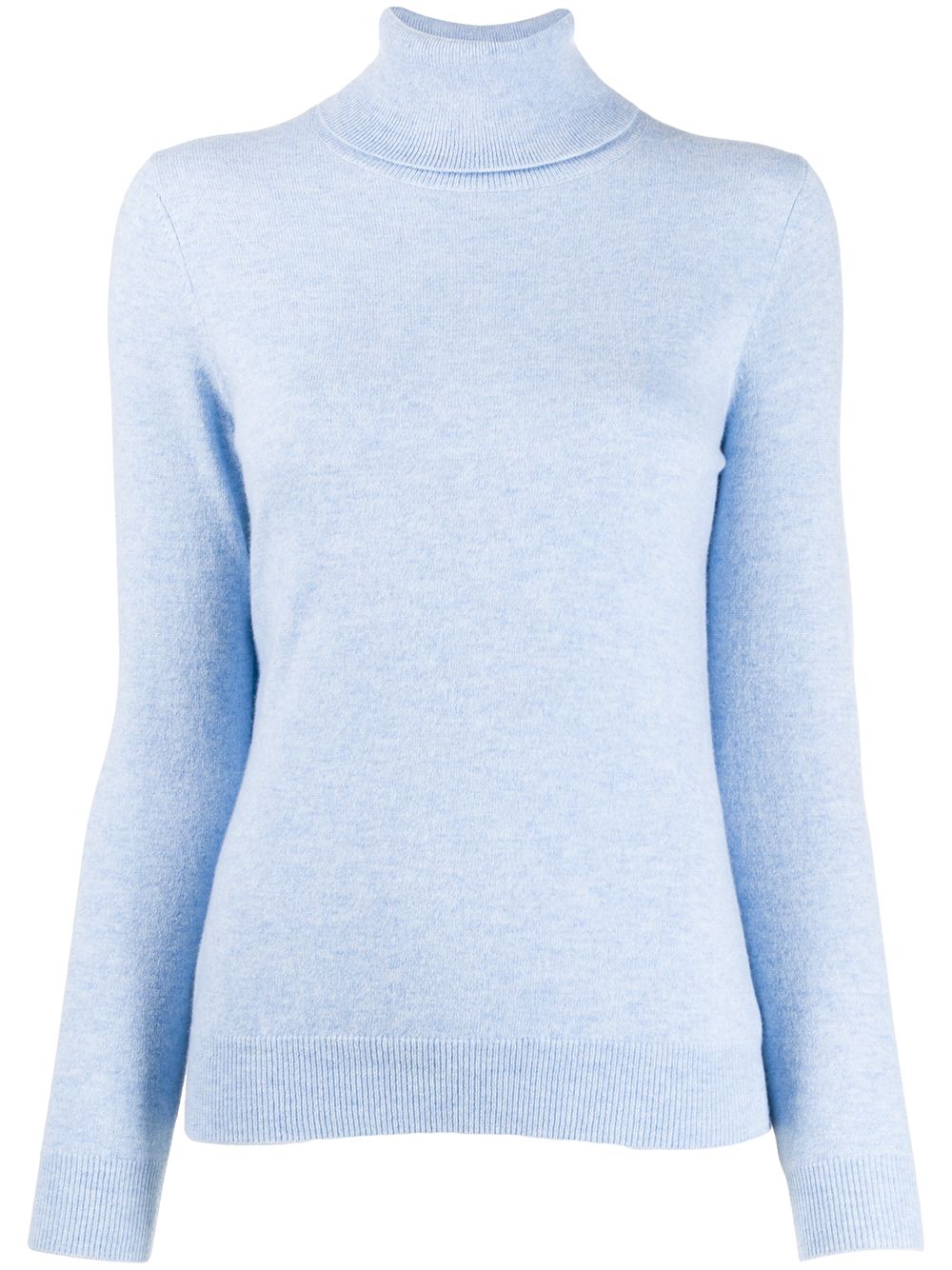 Cashmere roll neck sweater - Blue