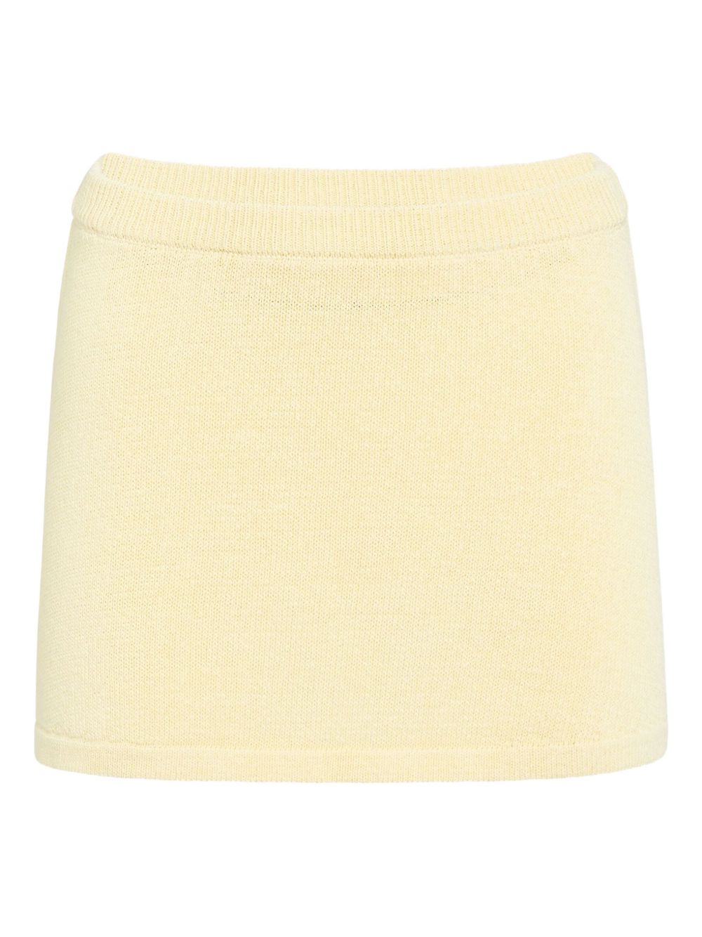 SER.O.YA Cassie knitted mini skirt - Yellow