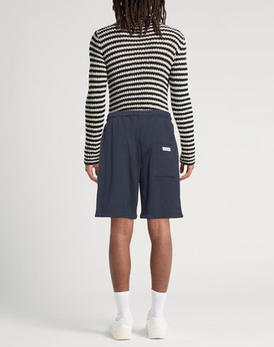 Man Shorts & Bermuda Shorts Navy Size L Cotton