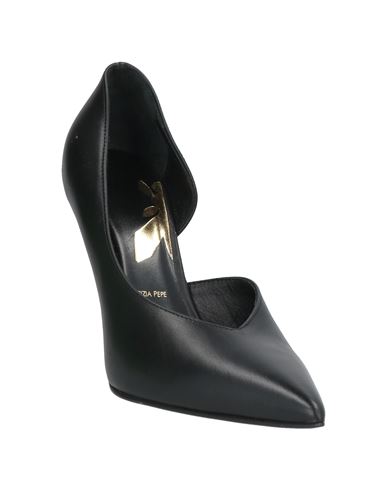 Woman Pumps Black Size 8 Leather