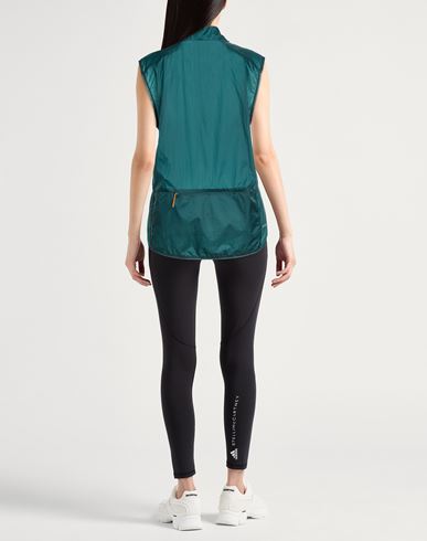 Woman Vest Dark green Size M Polyamide