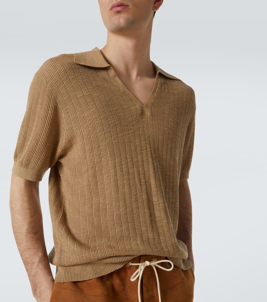 Joaquim cotton-blend polo sweater