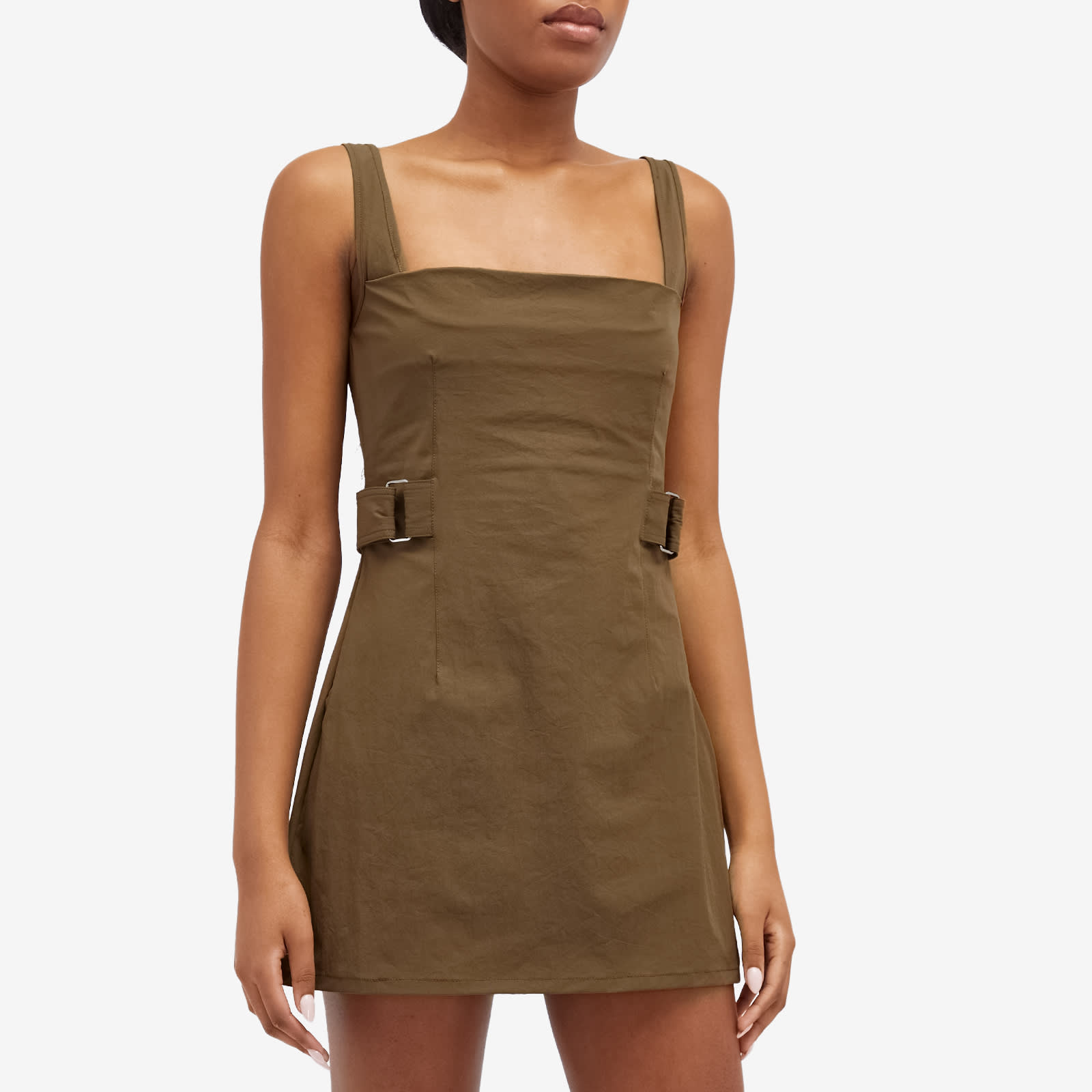 Women's Mila Dress in Olive, Size X-Small