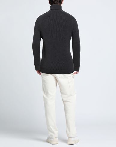 Man Turtleneck Charcoal Size 36 Virgin Wool