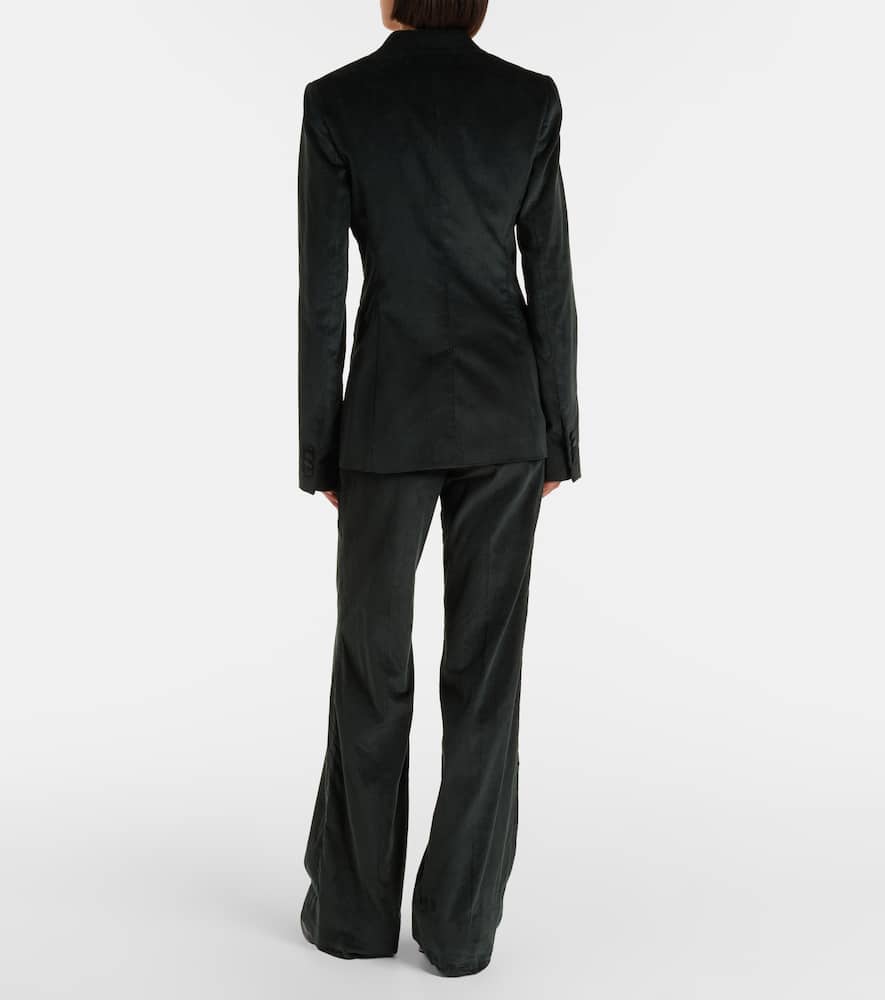 Vesta cotton corduroy flared pants