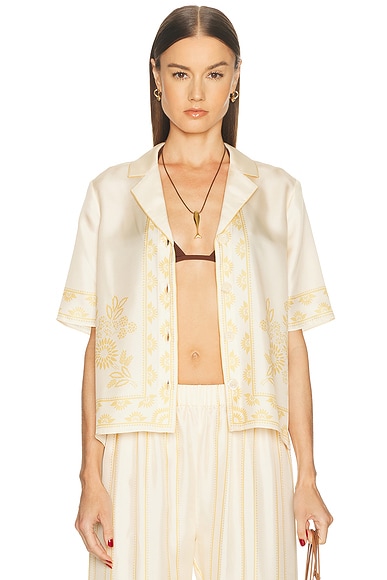 ERES Mentholee Top in Panama & Blond - Cream. 38 also