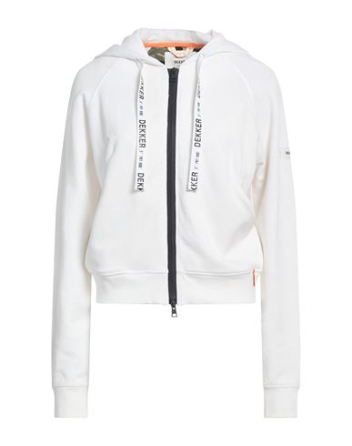 Woman Sweatshirt Off white Size 6 Cotton, Rubber