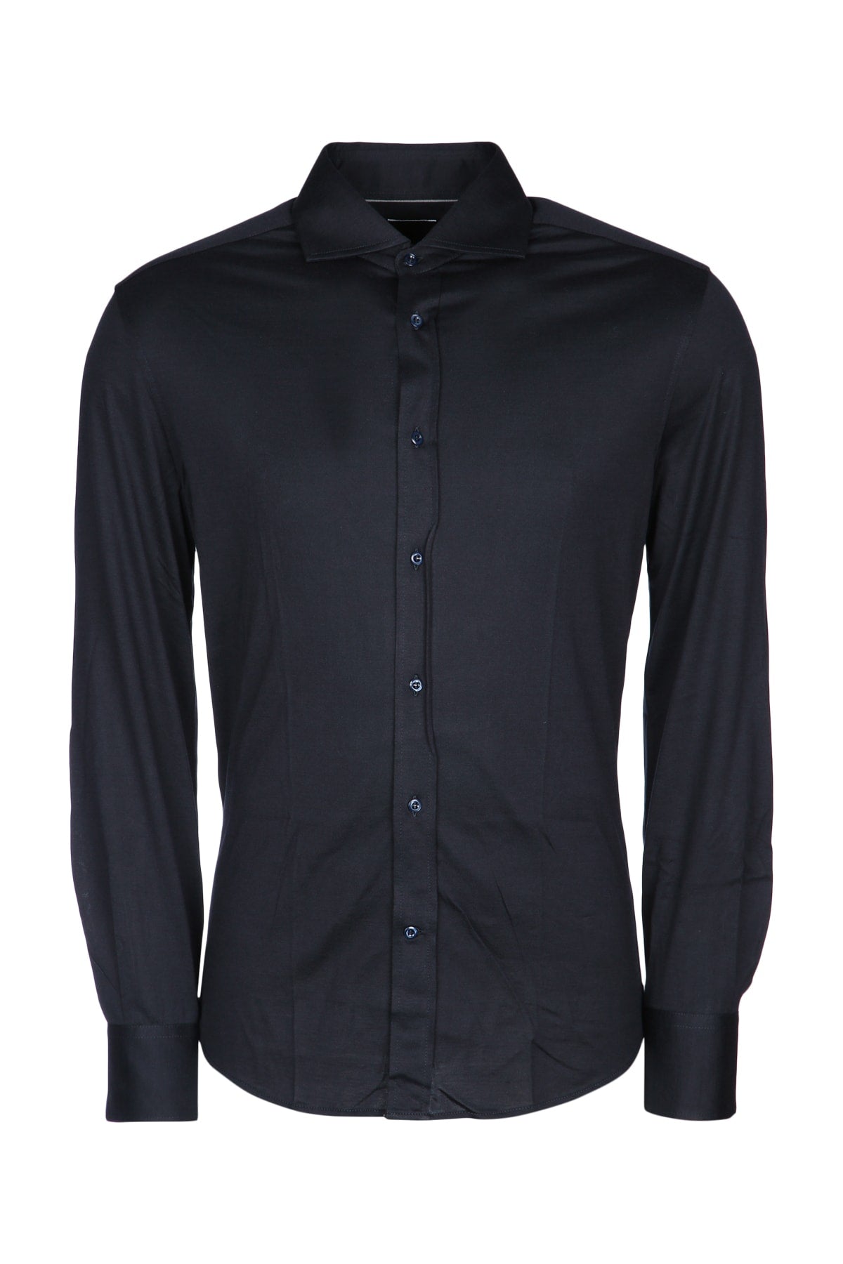 Cotton Shirt — Navy