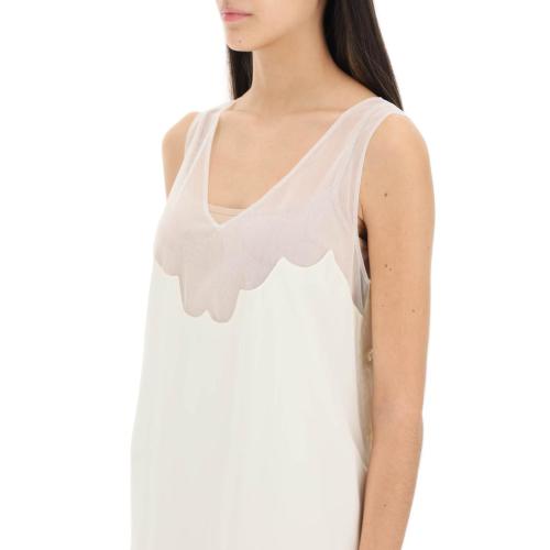 Sleeveless midi dress - Black
