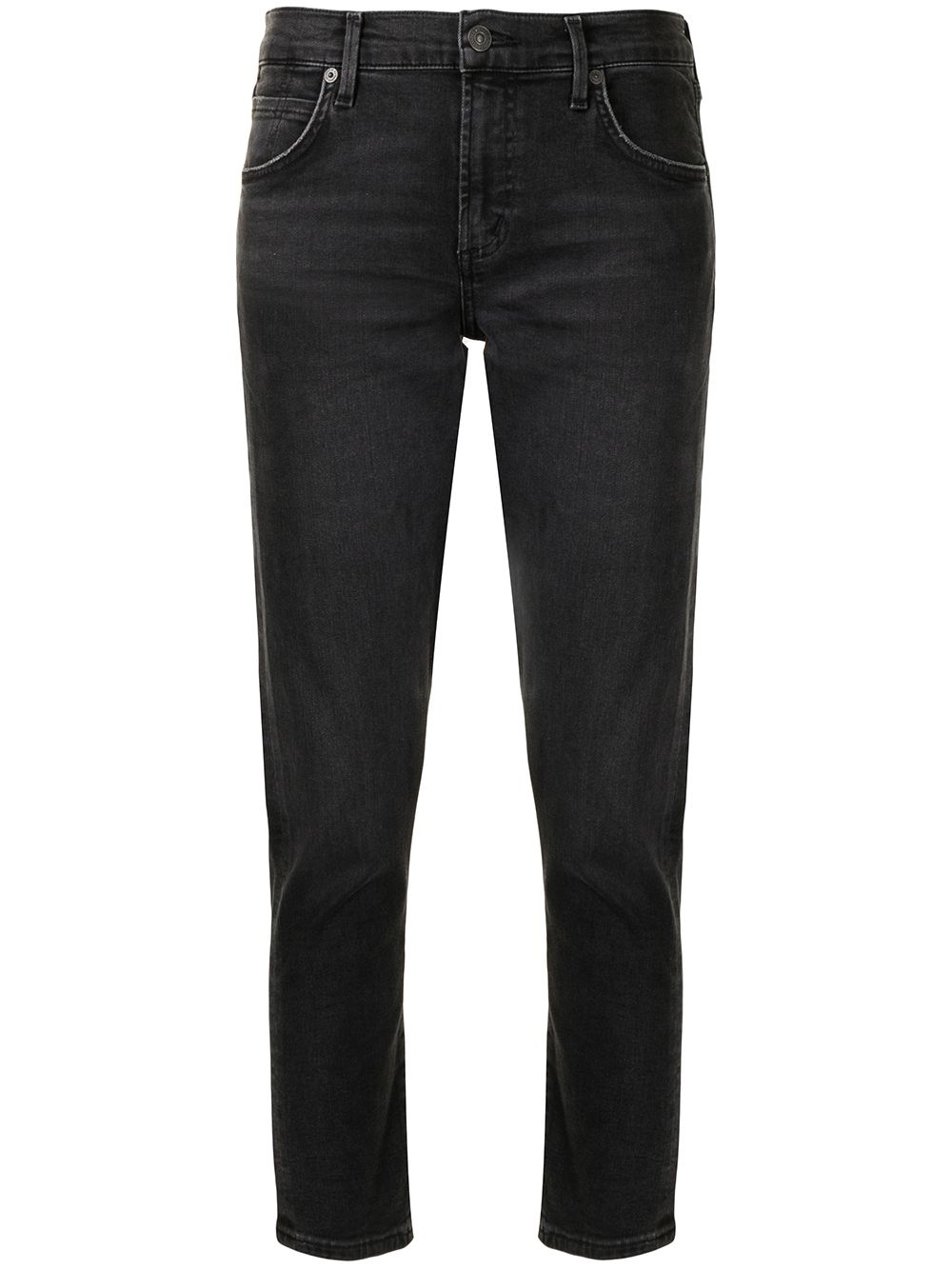 Mid-rise skinny jeans - Black