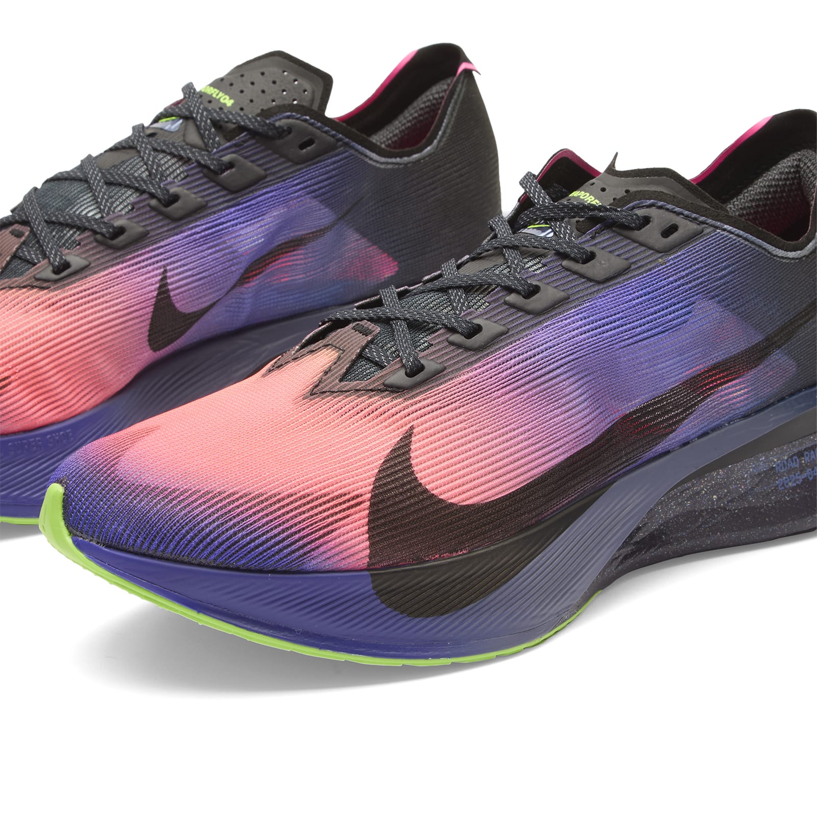 Women's Zoomx Vaporfly Next% 4 Glam Sneaker Obsidian/Black/Multi