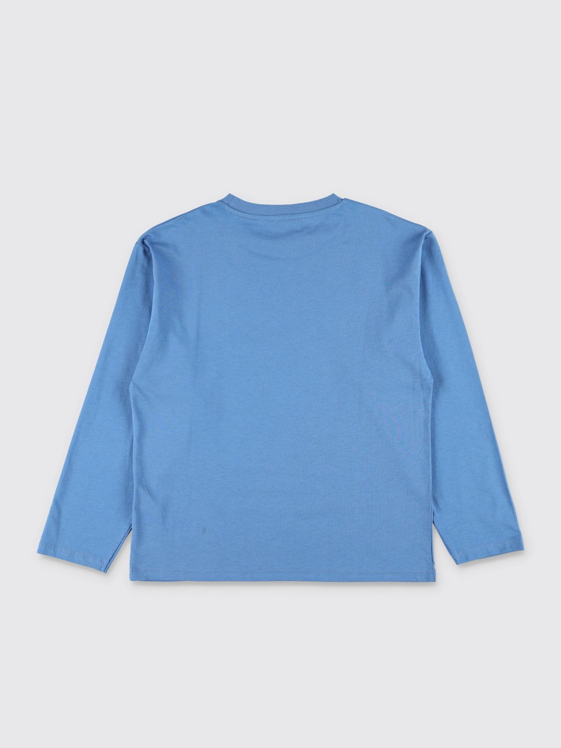 Elephant-print long-sleeve T-shirt - White