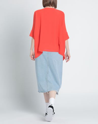 Woman Top Red Size 2 Polyester, Elastane