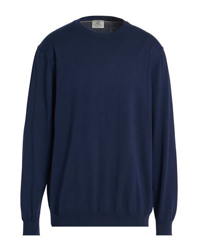 Man Sweater Navy Size 42 Cotton