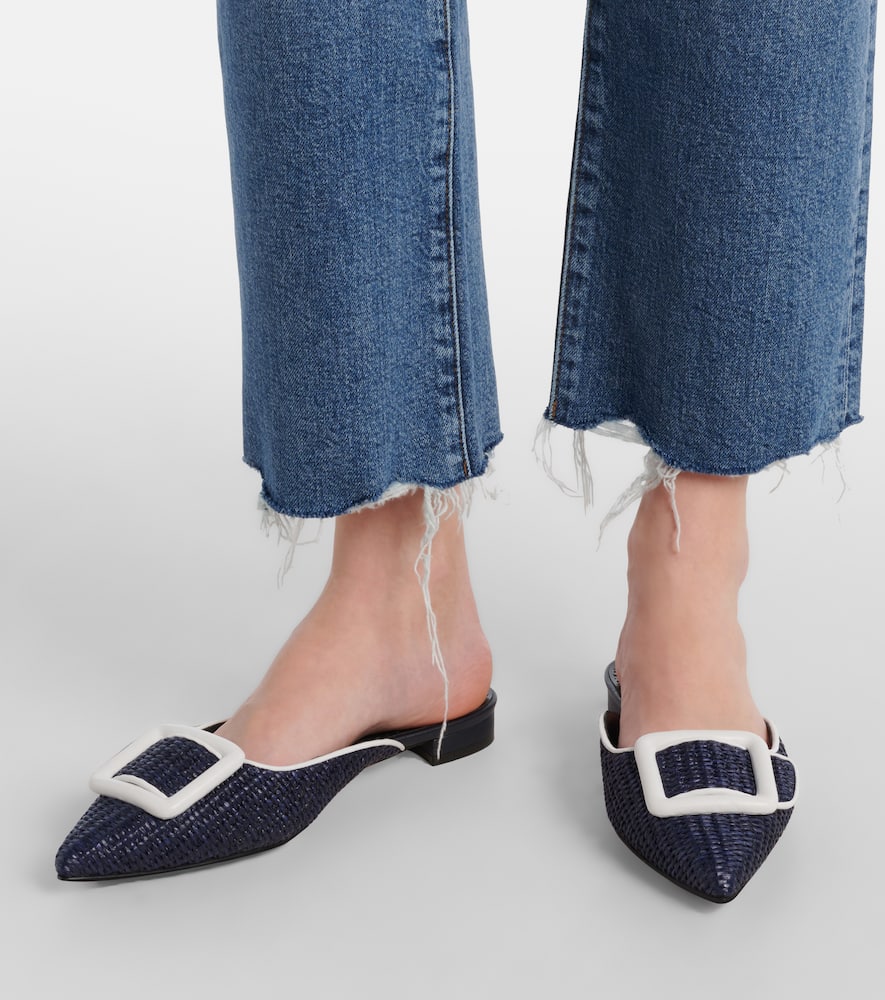 Ruler cropped straight jeans