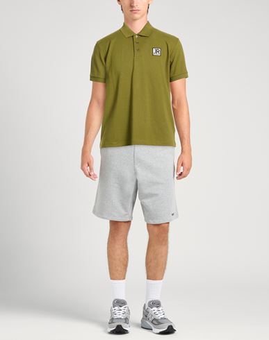 Man Polo shirt Military green Size XL Cotton