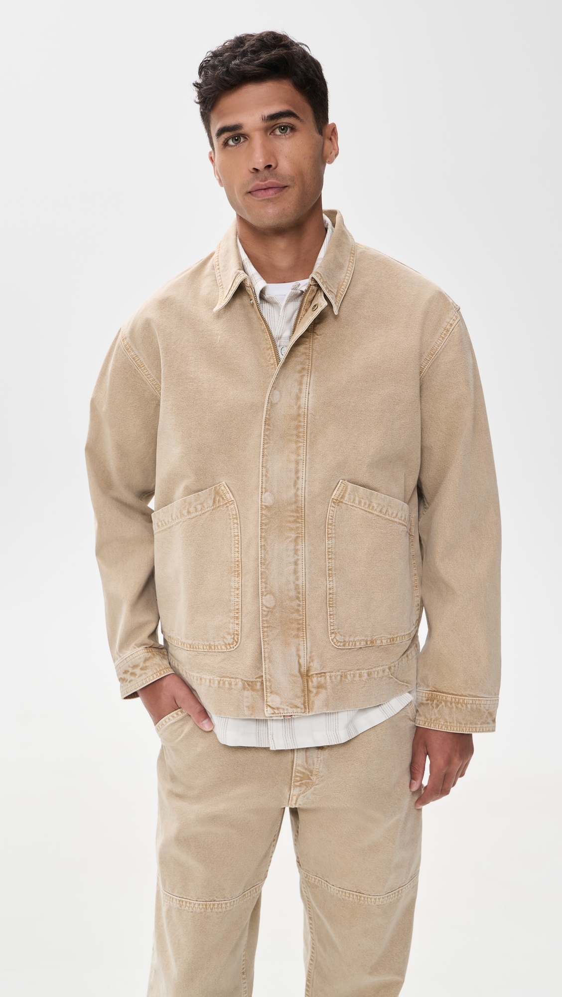 Canvas Hudson Jacket Antitaupe
