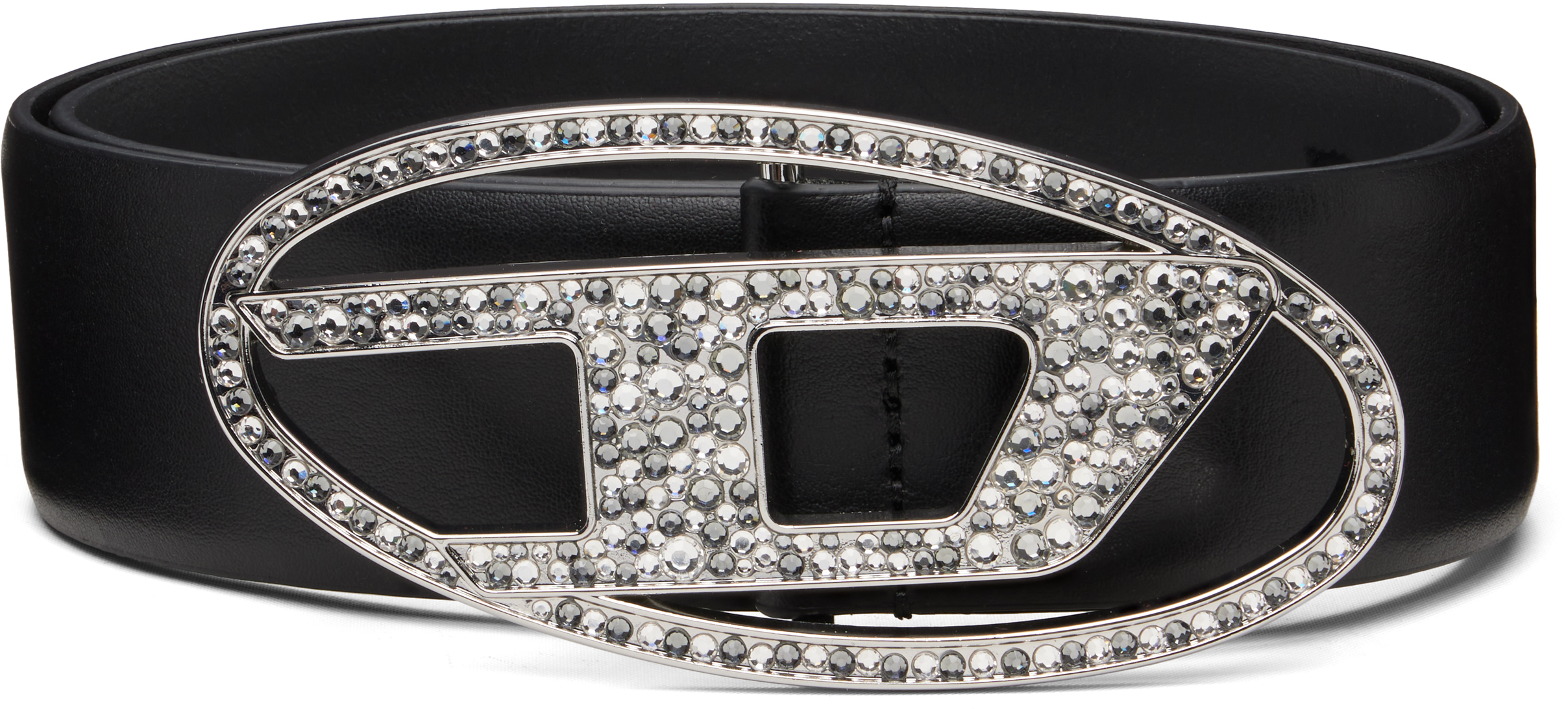 Black B-1dr Strass Belt