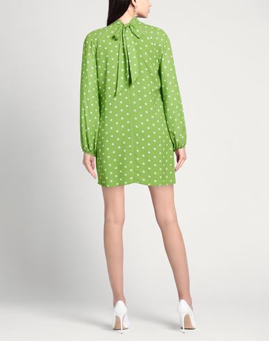 Woman Mini dress Green Size 8 Polyester