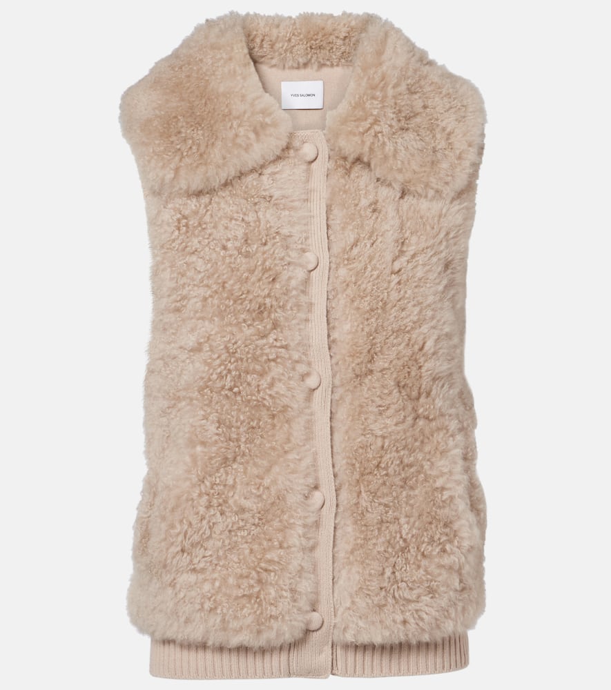 Shearling vest
