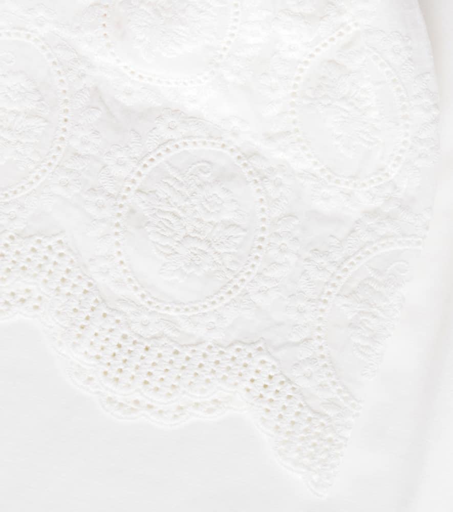 Petite Amalie Embroidered cotton T-shirt