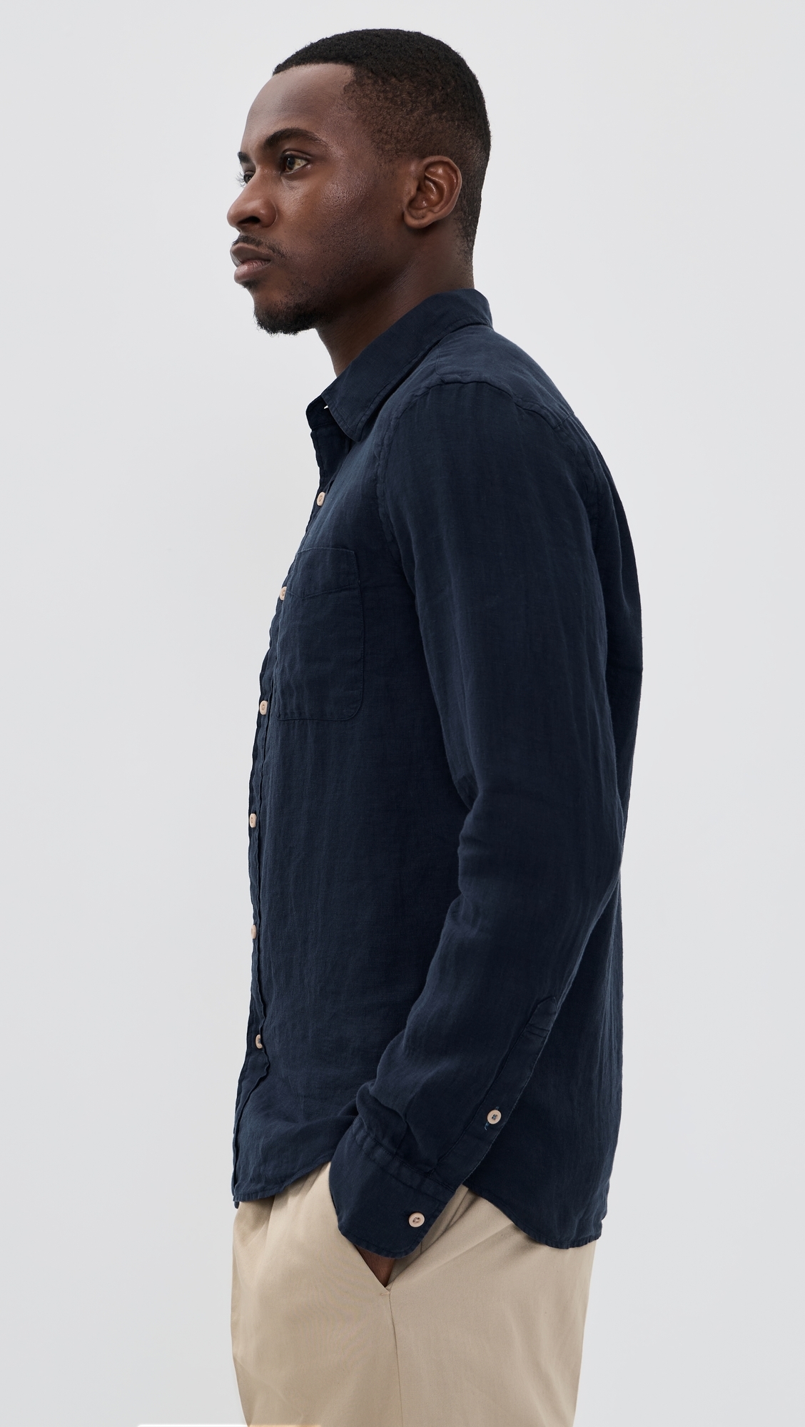 Laguna Linen Shirt Island Navy 