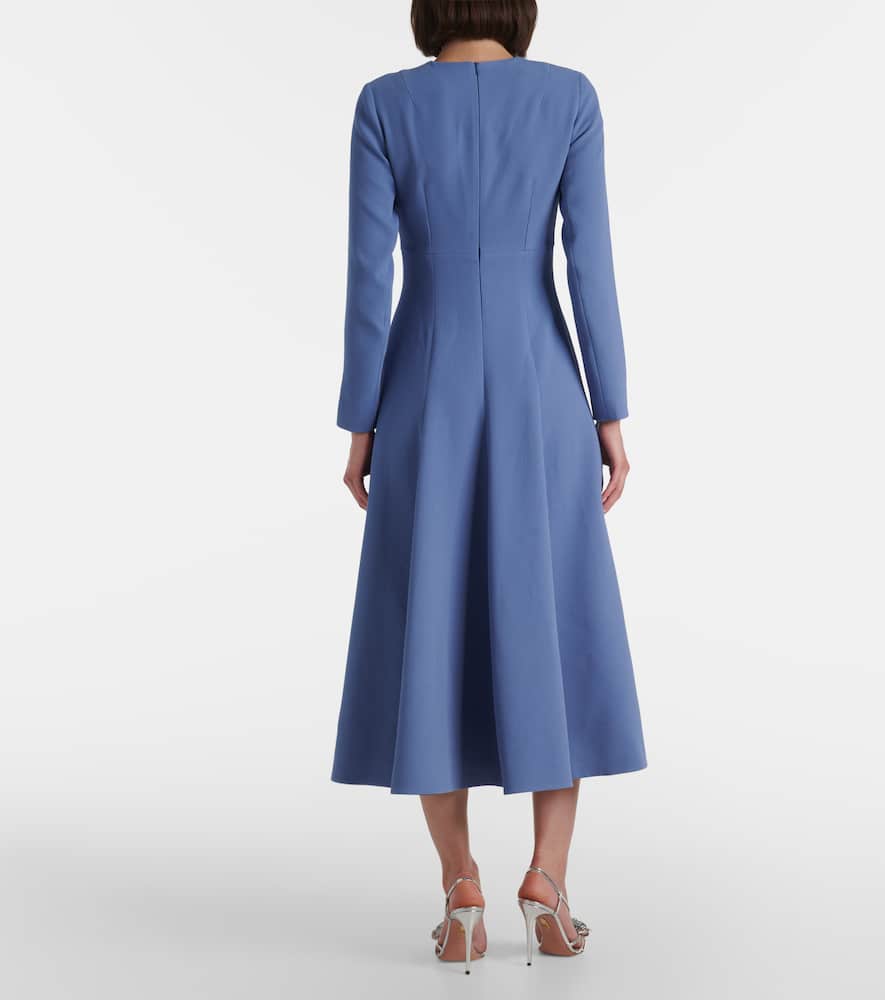 Belgium pleated midi dress