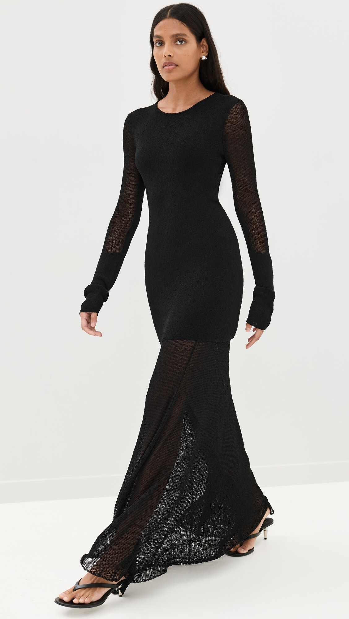Anita Knit Dress in Sheer