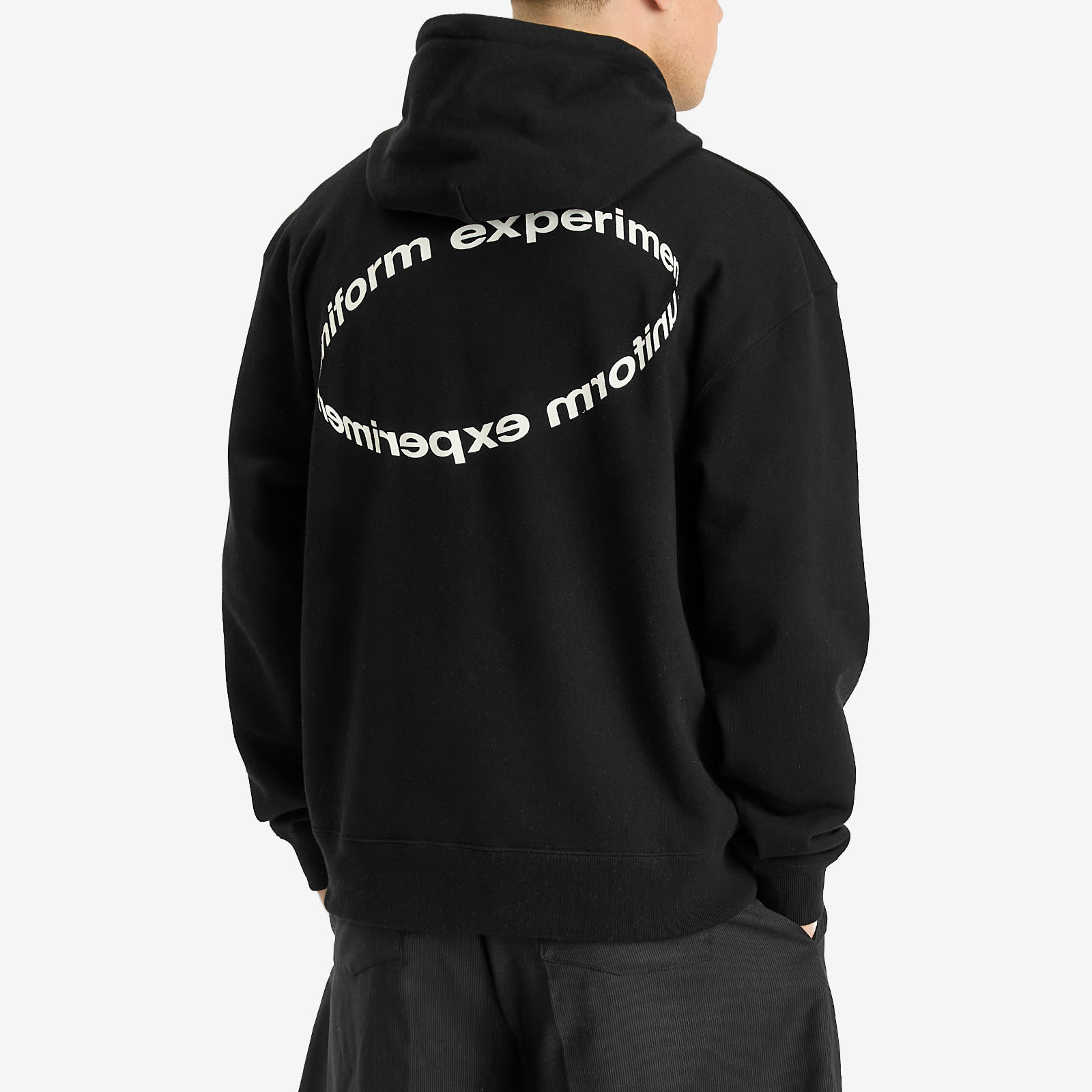 Uniform Experiment Men's Loop Logo Hoodie in Black