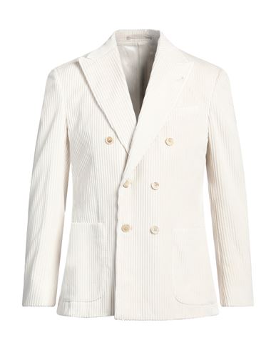 Man Blazer Off white Size 38 Cotton