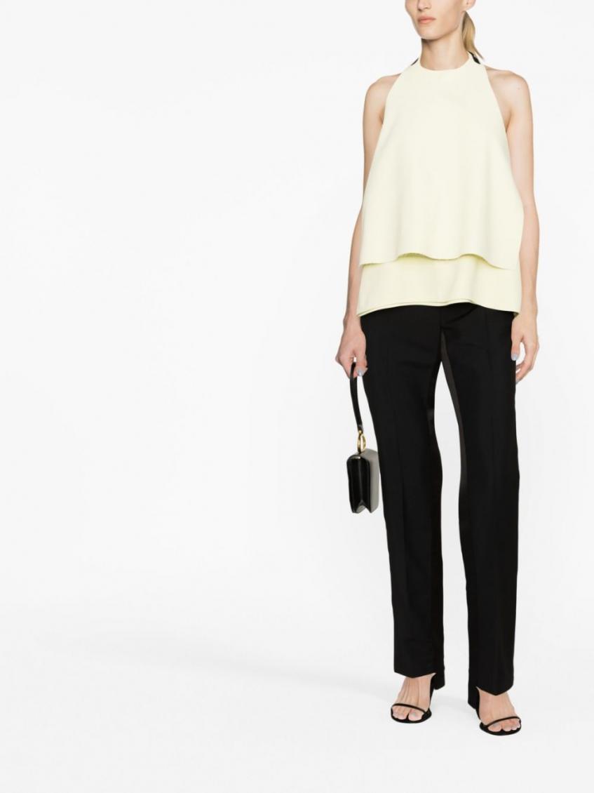 - Halterneck Open-back Top