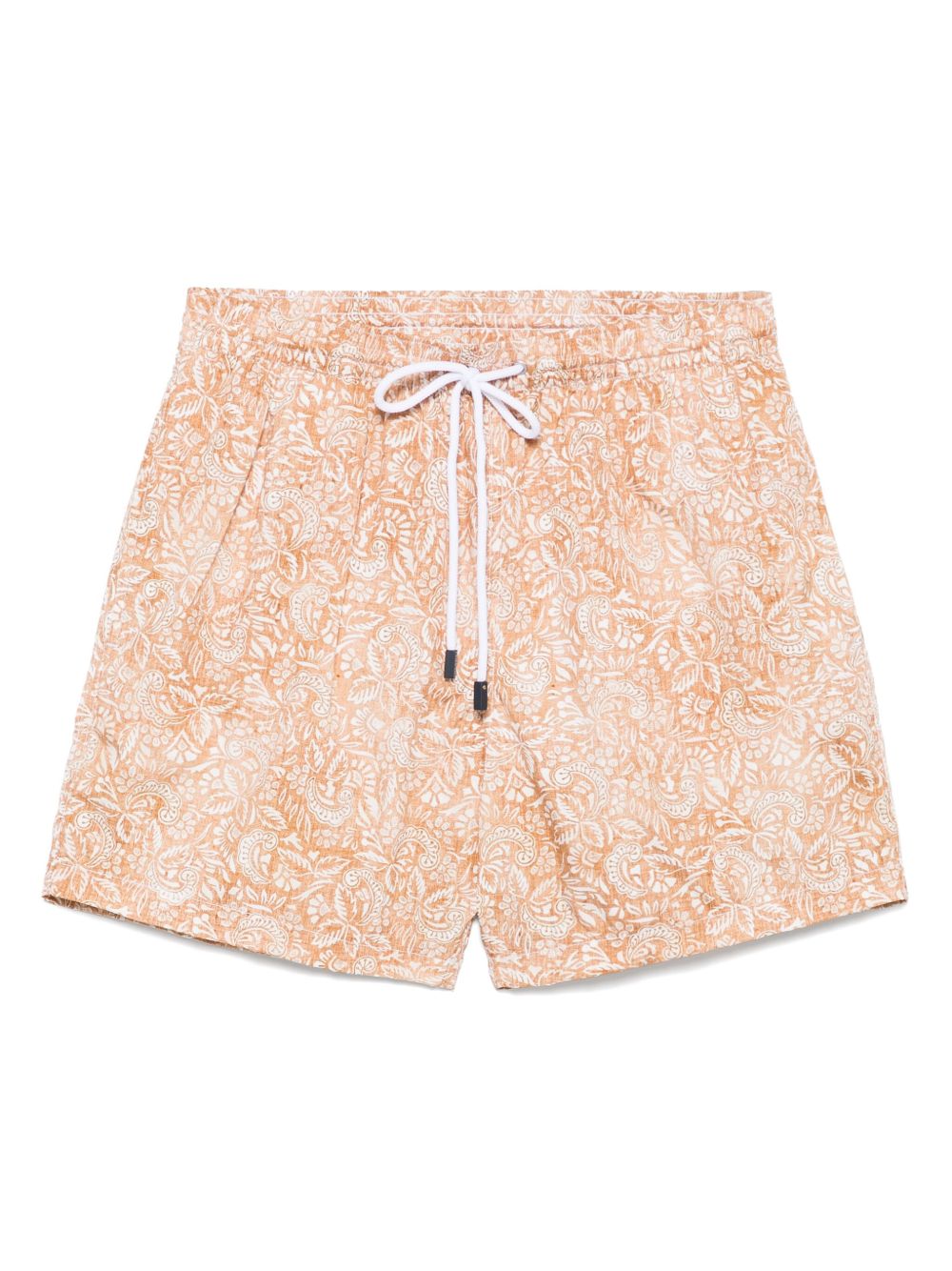 Barba printed swim shorts - Orange