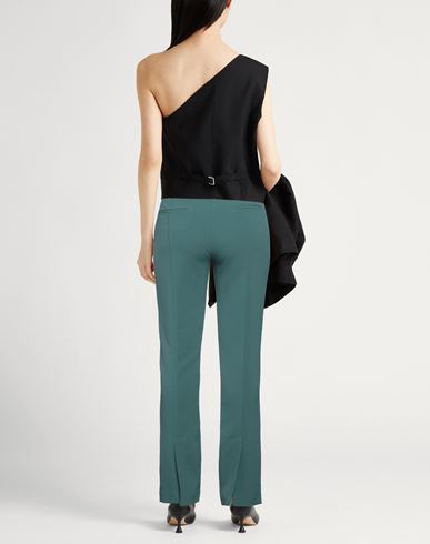 Annarita N Woman Pants Sage green Size 14 Polyester, Elastane