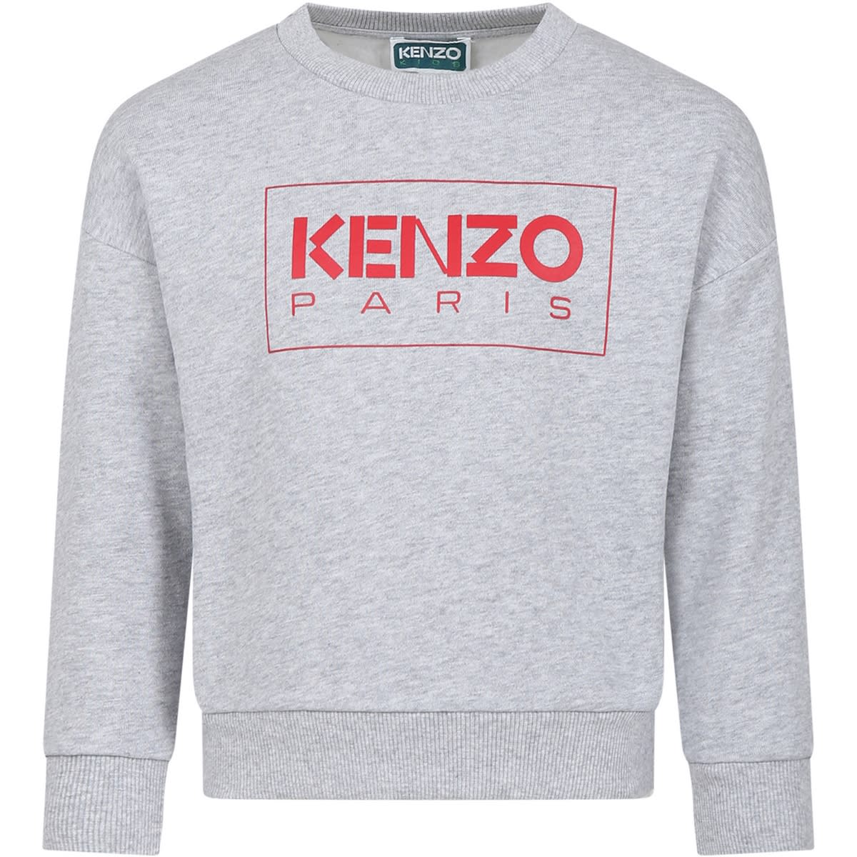 Logo-print crew-neck sweatshirt - Grey