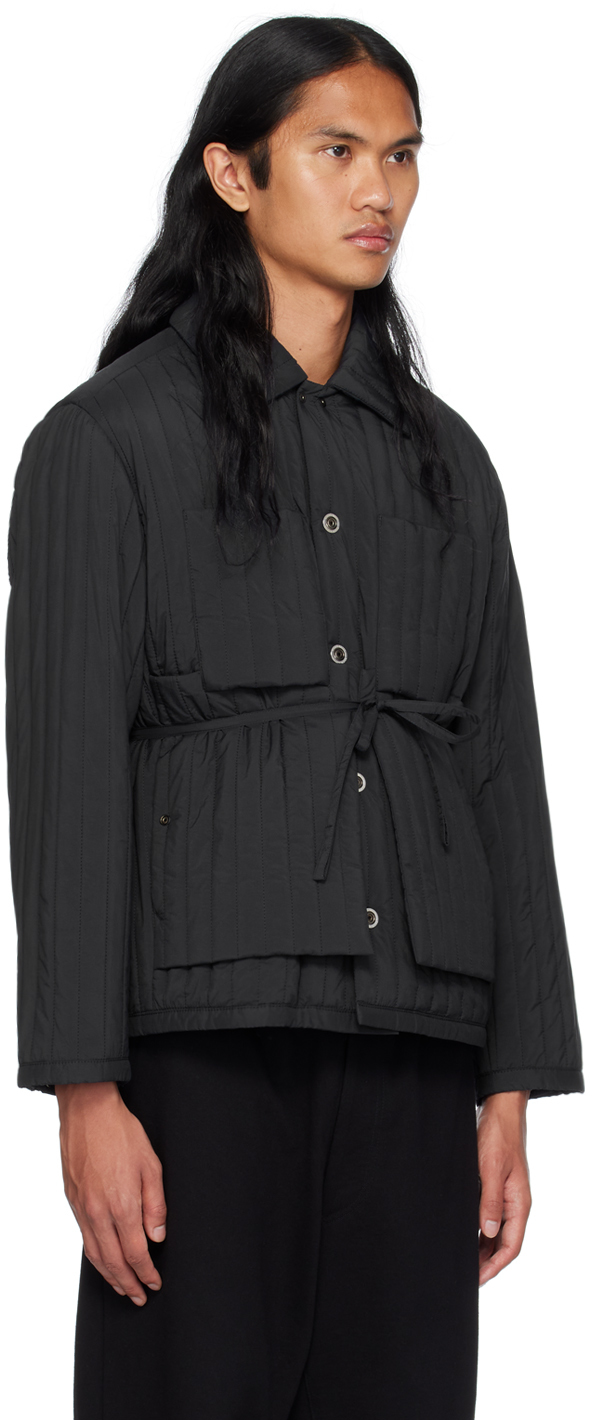 Craig Green Black Quilted Worker Jacket