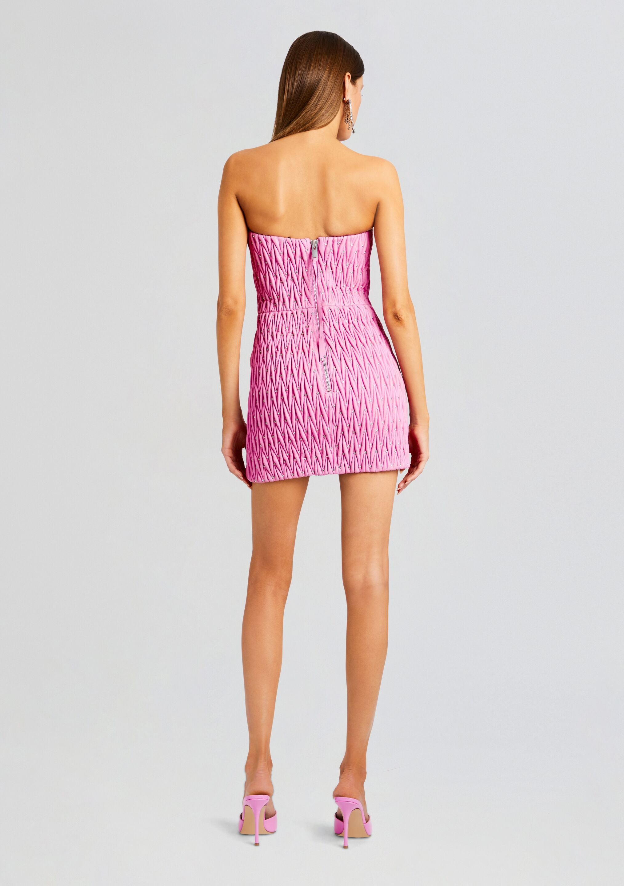 Vianne Embellished Leather Dress