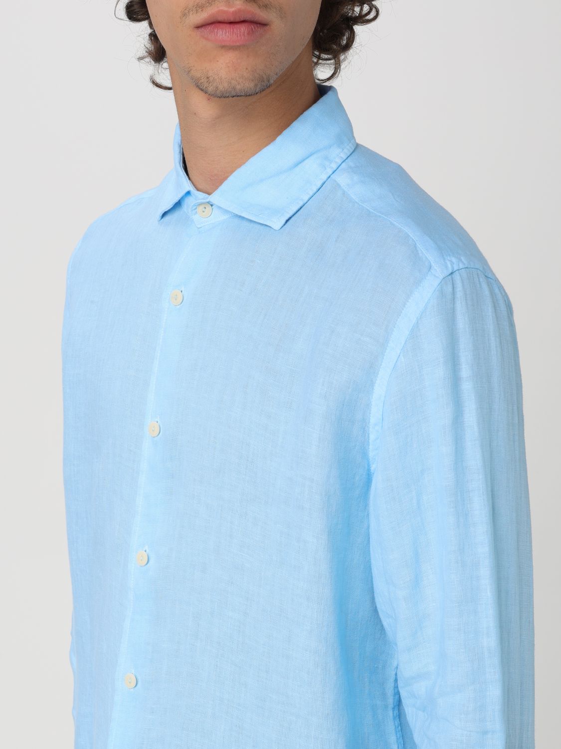Shirt Men color Sky Blue