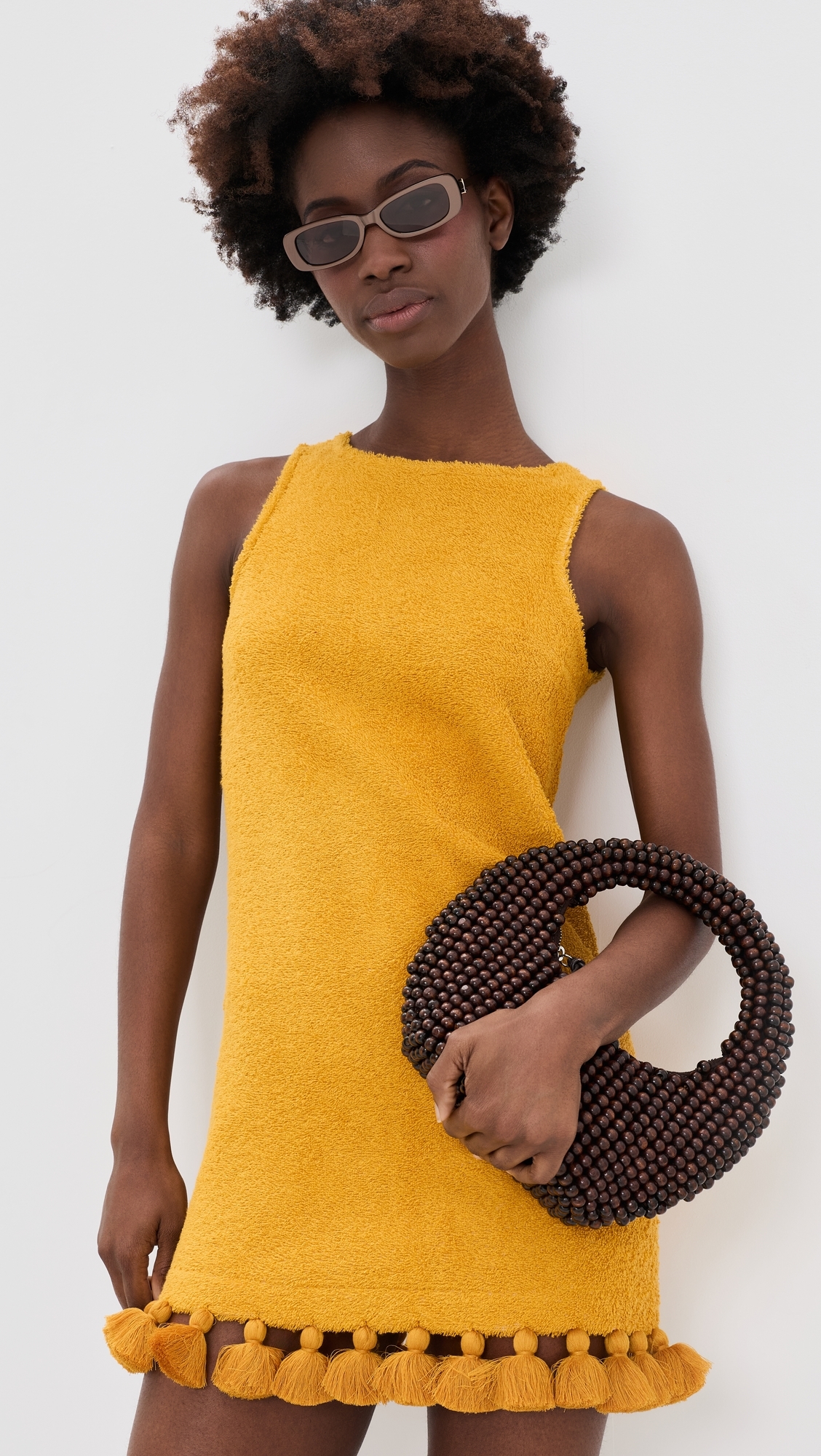 Manon Short Dress Golden Yellow